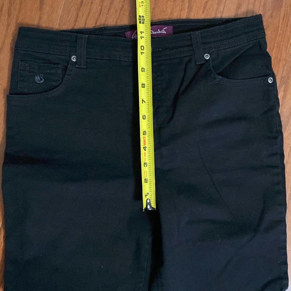 Gloria Vanderbilt vintage black high waste jeans size 12P - Picture 8 of 10